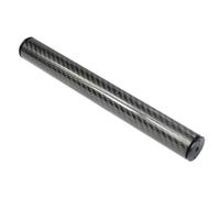 Extension de perche à selfie en fibre de carbone - Double tige flottante - Longueur du trou de vis 6,35 mm - Longueur du trou de vis : 252 mm - Diamètre : 28,5 mm - Compatible avec caméra d'action