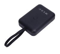 Extension de Perruque Légère 6 Puces LED Extension de Cheveux Lampe de Durcissement 405 Nm, Durcissement Rapide, Affichage pour Pourcentage de Batterie, 5000mAh, Léger, Sangle en (BLACK)