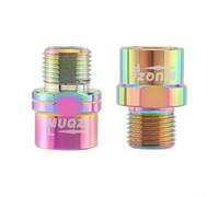 Extension de pied de vélo pour essieu étendu, augmentation de 16 mm, fabriquée à partir d'acier chromé, sac compact (couleur)