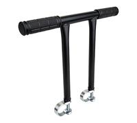 Extension de poignée de poussette à assemblage simple pour tuyaux de 22, 28, 32, 38 mm, minimise la fatigue du dos lors d'une marche prolongée. Intérieur et boîtier en métal. Profitez de la poussée