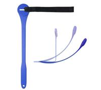 Extension de poignée de rasoir flexible en silicone pour la portée du dos, les soins des jambes et la douche