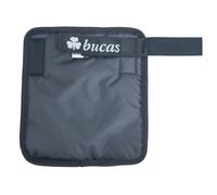 Extension de poitrail 1 crochet en T Bucas Noir 18 cm