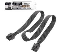 Extension De Puissance PCIE - Fil VGA Flexible, Séparateur À Double Broche, Plomb Graphique Compact | Cordon De Support De Boost De Carte Robuste, Système D'interface PSU Lourd