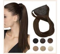 Extension de queue de cheval 100% Machine Remy cheveux brésiliens Extensions de queue de cheval pince de couleur unie en Extension de queue de cheval queue de cheval cheveux humains pour un usage quot