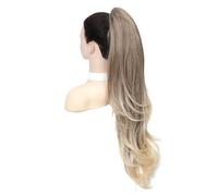 Extension de queue de cheval à pince à griffes de 26 pouces for femmes, extensions de cheveux ondulés bouclés et ondulés Pour un usage quotidien(T12C-613)