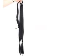 Extension de Queue de Cheval Bande élastique for les femmes Extensions de cheveux de queue de cheval tressée longue synthétique 85CM Queue de poney tressée blonde naturelle avec des cheveux Extension