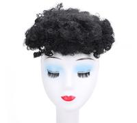 Extension de Queue de Cheval Courte Bouclée, Chignon en Fibre Haute Température pour Femme, fabriqué en Cheveux Synthétiques, il Suffit de L'appliquer pour un Look sans Effort