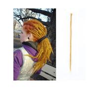 Extension de Queue de Cheval Extensions de dreadlocks faites à la main de 20 pouces, 5 brins, dreads synthétiques, tresses au crochet, 1.0cm, fausse torsion, tressage de cheveux Reggae Dreads Braid Ex