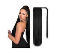 Extension de queue de cheval Extensions de queue de cheval cheveux humains envelopper autour de longues extensions de cheveux raides Remy couleur naturelle malaisie Remy pince à cheveux dans les exten