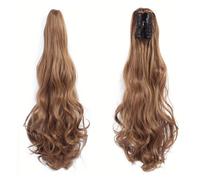 Extension de queue de cheval griffe bouclée ondulée clip dans postiche queue de cheval extensions de cheveux longue queue de cheval synthétique pour les femmes utilisation,12# 26 inch