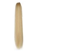 Extension de Queue de Cheval Long Ponytail Extension, 24" Straight Claw Clip Ponytail Hair Extensions Natural Looking Heat Resistant Synthetic Ponytail Hairpiece for Women Extension de Cheveux (Color