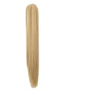 Extension de Queue de Cheval Long Ponytail Extension, 24" Straight Claw Clip Ponytail Hair Extensions Natural Looking Heat Resistant Synthetic Ponytail Hairpiece for Women Extension de Cheveux (Color