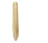 Extension de Queue de Cheval Long Ponytail Extension, 24" Straight Claw Clip Ponytail Hair Extensions Natural Looking Heat Resistant Synthetic Ponytail Hairpiece for Women Extension de Cheveux (Color