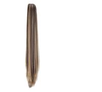 Extension de Queue de Cheval Long Ponytail Extension, 24" Straight Claw Clip Ponytail Hair Extensions Natural Looking Heat Resistant Synthetic Ponytail Hairpiece for Women Extension de Cheveux (Color