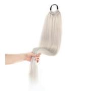 Extension De Queue De Cheval Longue Et Droite 24 Pouces Extensions De Cheveux De Queue De Cheval Cheveux Synthétiques Bande Élastique Postiche Naturelle Résistante À La Chaleur