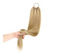 Extension De Queue De Cheval Longue Et Droite 24 Pouces Extensions De Cheveux De Queue De Cheval Cheveux Synthétiques Bande Élastique Postiche Naturelle Résistante À La Chaleur