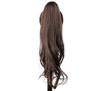 Extension de Queue de Cheval Postiches en queue de cheval de 32 pouces for femmes Utilisation quotidienne Synthétique Flexible Wrap Around Ponytail Longueur Extensions de queue de cheval Blonde Extens
