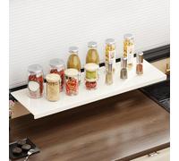 Extension de rebord de fenêtre magnétique en acier au carbone pour cuisine, bureau, salle de bain (60 x 15 cm)