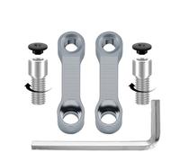 Extension De Rétroviseur pour Moto, Adaptateur D'extension De Rétroviseur, Adaptateurs D'extension De Rétroviseur, Base D'extension De Rétroviseur Support pour Relever(Gray)