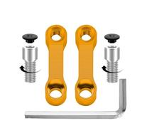 Extension De Rétroviseur pour Moto, Adaptateur D'extension De Rétroviseur, Adaptateurs D'extension De Rétroviseur, Base D'extension De Rétroviseur Support pour Relever(Yellow)
