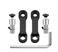 Extension De Rétroviseur pour Moto, Adaptateur D'extension De Rétroviseur, Adaptateurs D'extension De Rétroviseur, Base D'extension De Rétroviseur Support pour Relever(Black)