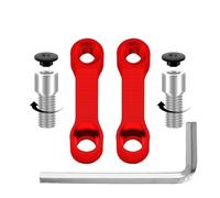 Extension De Rétroviseur pour Moto, Adaptateur D'extension De Rétroviseur, Adaptateurs D'extension De Rétroviseur, Base D'extension De Rétroviseur Support pour Relever(Red)