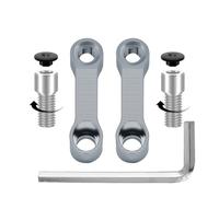 Extension De Rétroviseurs De Moto, Adaptateur D'extension De Rétroviseur, Adaptateurs D'extension De Rétroviseur, Base De Rétroviseur Support pour Relever(Gray)