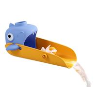 Extension de robinet à eau longue extensible motif requin - Accessoire d'évier, bec verseur d'évier de salle de bain pour cuisine et baignoire