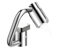 Extension De Robinet Pivotant - Fixation De Tête De Robinet Rotative À 1440°, Extension D'aérateur De Débit D'eau Double Mode, Adaptateur D'évier Réglable Pour Économiser Les Éclaboussures Pour Cuisin