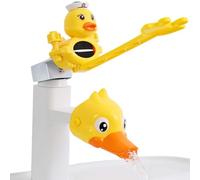 Extension de Robinet pour Enfants,Lot de 2 Prolongateurs de Robinet en Forme de Petit Canard Jaune, Rallonge de Lavabo pour Salle de Bain, Accessoire pour Faciliter Lavage des Mains des Tout-Petits