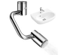 Extension de robinet rotative, tête de rechange à 1440 degrés - 2 modes d'aérateur d'évier | pour la maison, la cuisine, l'appartement, l'extérieur, l'hôtel, le dortoir, l'évier