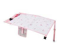 Extension de siège d'avion confortable pour enfants - Rembourrage de repose-pieds léger et pliable - Avec ceintures de sécurité renforcées - Accessoire de confort de vol pour enfants