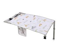 Extension de siège d'avion confortable pour enfants - Rembourrage de repose-pieds léger et pliable - Avec ceintures de sécurité renforcées - Accessoire de confort de vol pour enfants