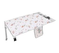 Extension de siège de lit en avion pour enfants avec poche de rangement en maille pour profiter du confort et de l'espace pour les jambes pour les voyages longs voyages en avion