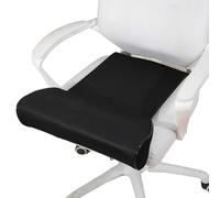 Extension de siège de voiture, coussin siège voiture respirant, coussin d'extension support jambe réglable pour la conduite, rallonge noire chaise bureau, oreiller, chais