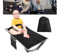 Extension de SièGe pour Enfant: PRITOK Repose Pieds Avion Enfant, Repose-Pieds D'Avion Pour Enfants, Lit Bébé Pliable Repose Pieds Avion Enfant pour Les Voyages En Avion à Courte, Noir