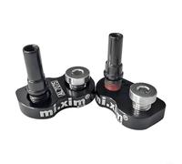 Extension de siège V-Brake - Support d'extension de support de vélo en V pour vélo - Adaptateur de frein pour vélo 22 mm - Adaptateur de frein en aluminium AL7075 (noir)