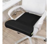 Extension De Siège Voiture Universelle & Coussin De Bureau - Oreiller De Soutien Réglable pour Cuisses, Coussin Respirant Léger pour Conduite, Travail De Bureau, Siège Auto(Black)