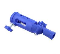 Extension de support de brosse avec tête rotative à 180° - Outil multi-angle pour peindre les coins des murs, les cages d'escalier, les cadres - Convient à la plupart des tailles de pinceaux - Bleu