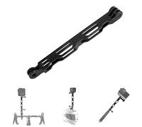 Extension de Support de Casque Support d’Extension pour Gopro Bras d’Extension en Alliage d'Aluminium pour Caméra d’Action Poteau de Support pour Gopro Hero 8/7/6/5/4/3 XiaoYi Sargo OSMO Action