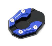 Extension De Support Latéral Pied Béquille Moto, Coussinet D'agrandissement Pour PCX 2024 160 150 Pour PCX150 Pour PCX160 Pour PCX125 125 Extension Pad(Blue)