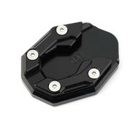 Extension De Support Latéral Pied Béquille Moto, Coussinet D'agrandissement Pour PCX 2024 160 150 Pour PCX150 Pour PCX160 Pour PCX125 125 Extension Pad(No logo Black)