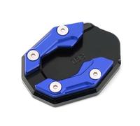 Extension De Support Latéral Pied Béquille Moto, Coussinet D'agrandissement Pour PCX 2024 160 150 Pour PCX150 Pour PCX160 Pour PCX125 125 Extension Pad(No logo Blue)