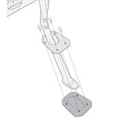 ES7712K - Rallonge de béquille Kappa KTM 790 Adventure (19-20)