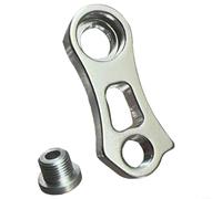 Extension de suspension de dérailleur de vélo pour SRAM et pour Sunrace 40T/42T/46T, adaptateur de queue en alliage d'aluminium argenté pour VTT vélo de route, changement de vitesse précis, extension