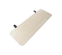 Extension de table pliante réglable à 90° pour économiser de l'espace avec pince en C Finition naturelle 24 x 76 cm Parfait pour la maison, le bureau et les jeux vidéo