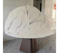 Extension de table ronde pliable de 180 cm, plateau en pierre, remplacement temporaire pour tables pliantes, idéal pour les fêtes et les événements