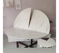 Extension de table ronde pliable - Remplacement temporaire pour tables pliantes d'extérieur, design polyvalent et peu encombrant