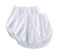 Extension de Taille Pcs Taille Solide Plus 2 Jupe à Garniture élastique Accessoire pour Femme (White, XXXXXL)