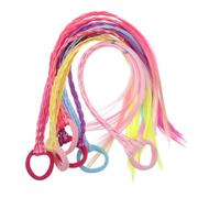 Extension de Tresse en Queue de Cheval Colorée 6 Pièces
